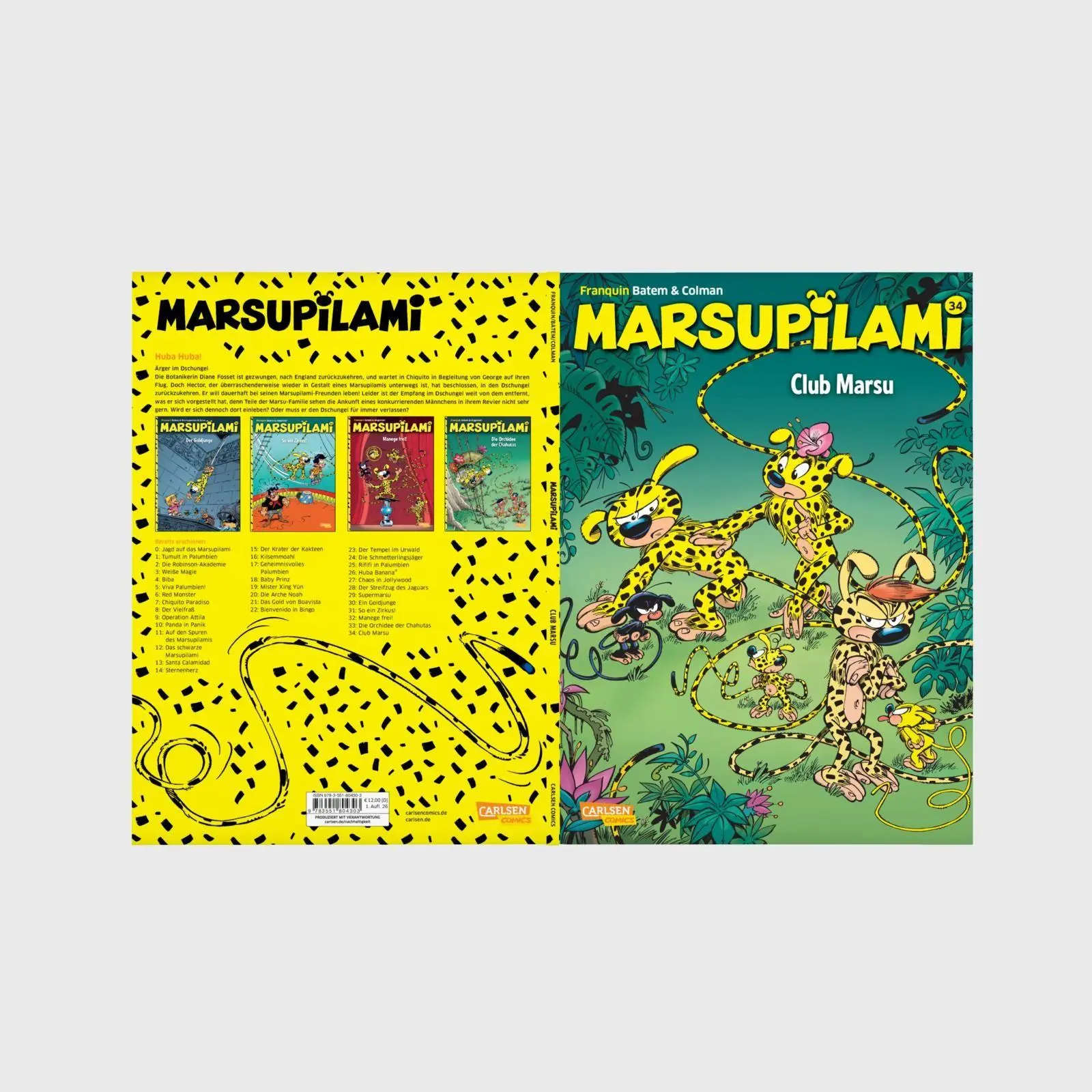 Bild: 9783551804303 | Marsupilami 34: Club Marsu | André Franquin (u. a.) | Taschenbuch