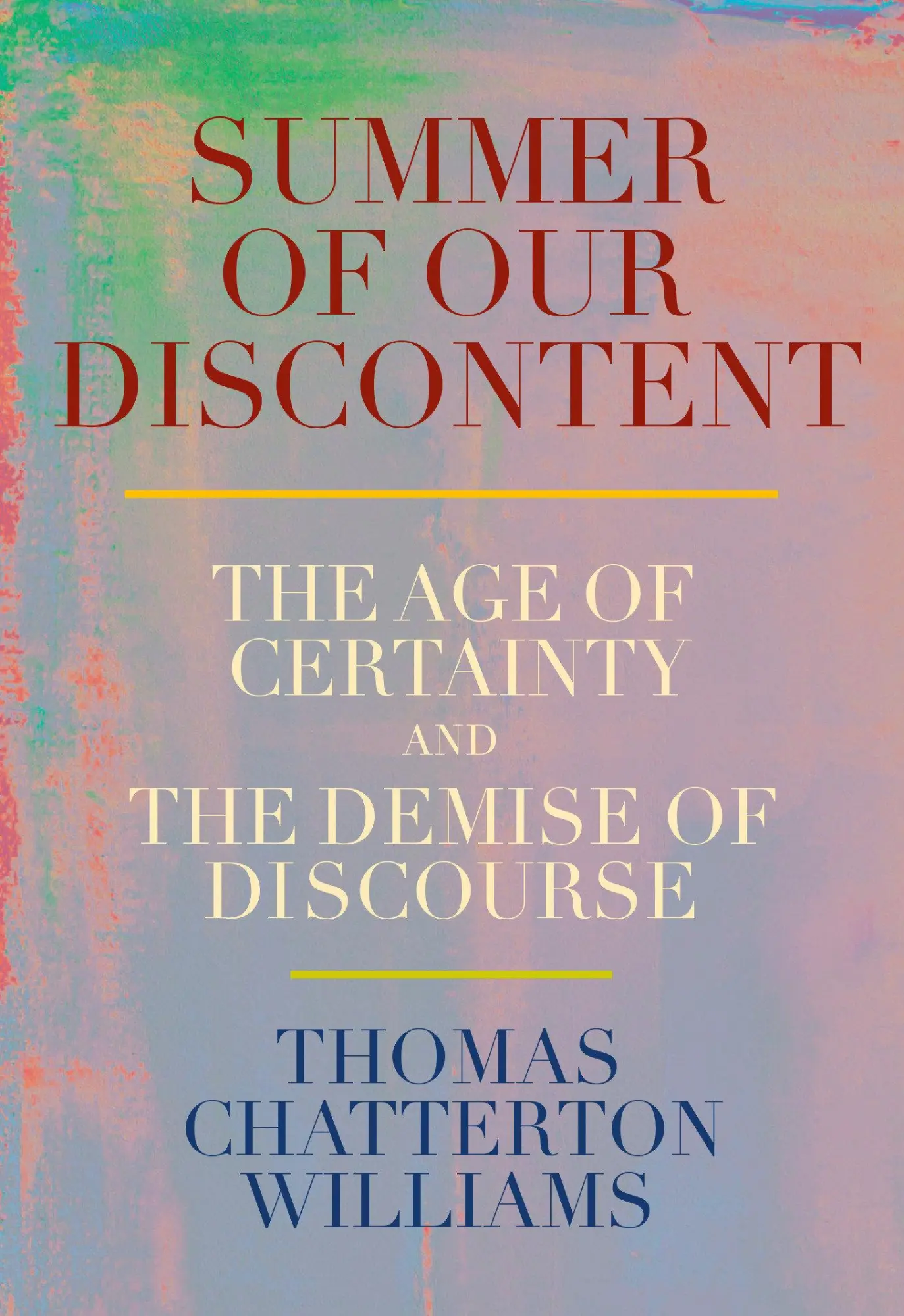Cover: 9780593534403 | Summer of Our Discontent | Thomas Chatterton Williams | Buch | 2025