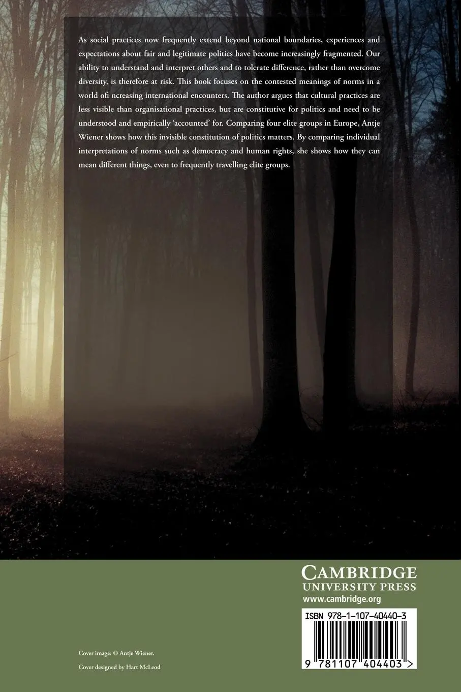 Rückseite: 9781107404403 | The Invisible Constitution of Politics | Antje Wiener | Taschenbuch
