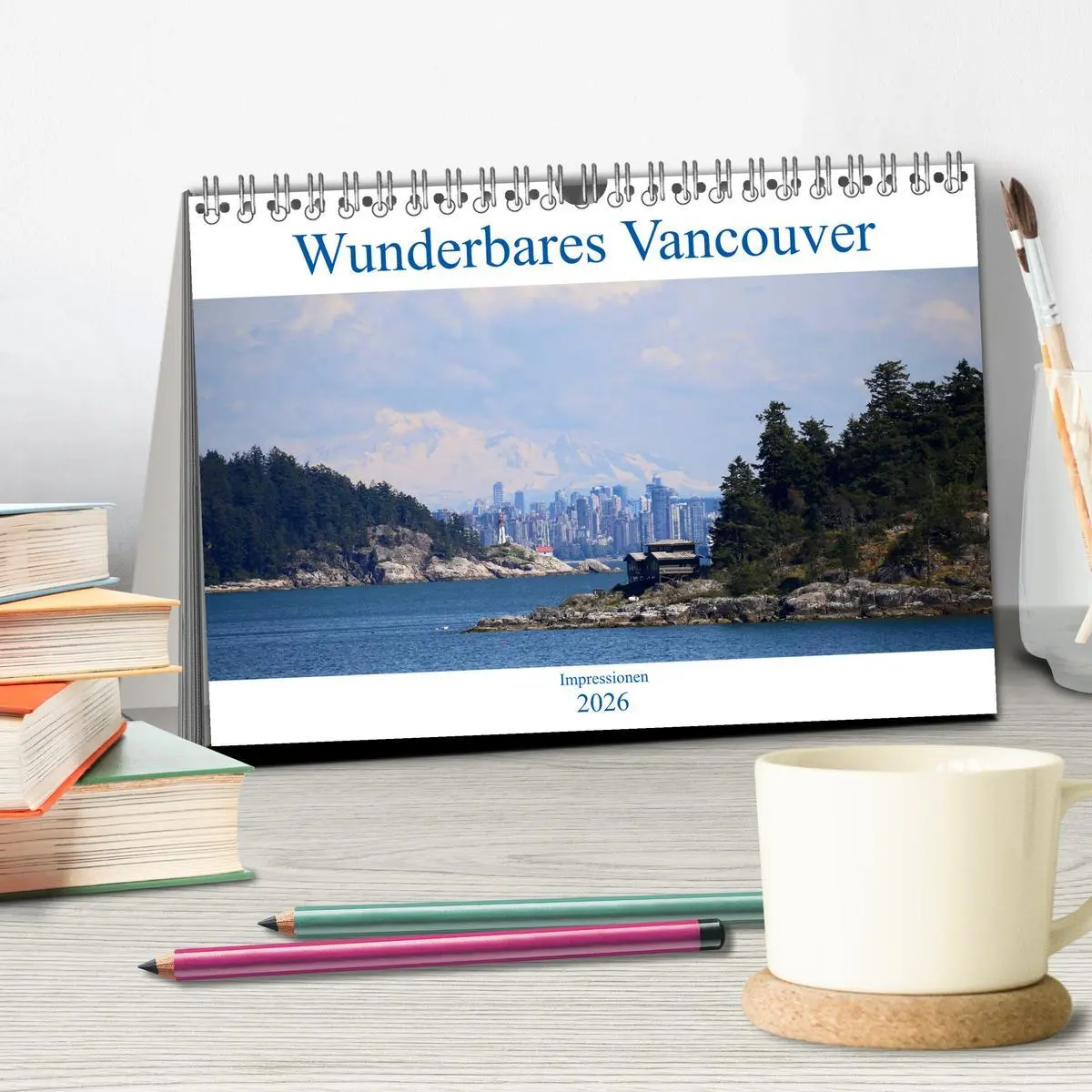 Bild: 9783457844403 | Wunderbares Vancouver - 2026 (Tischkalender 2026 DIN A5 quer),...