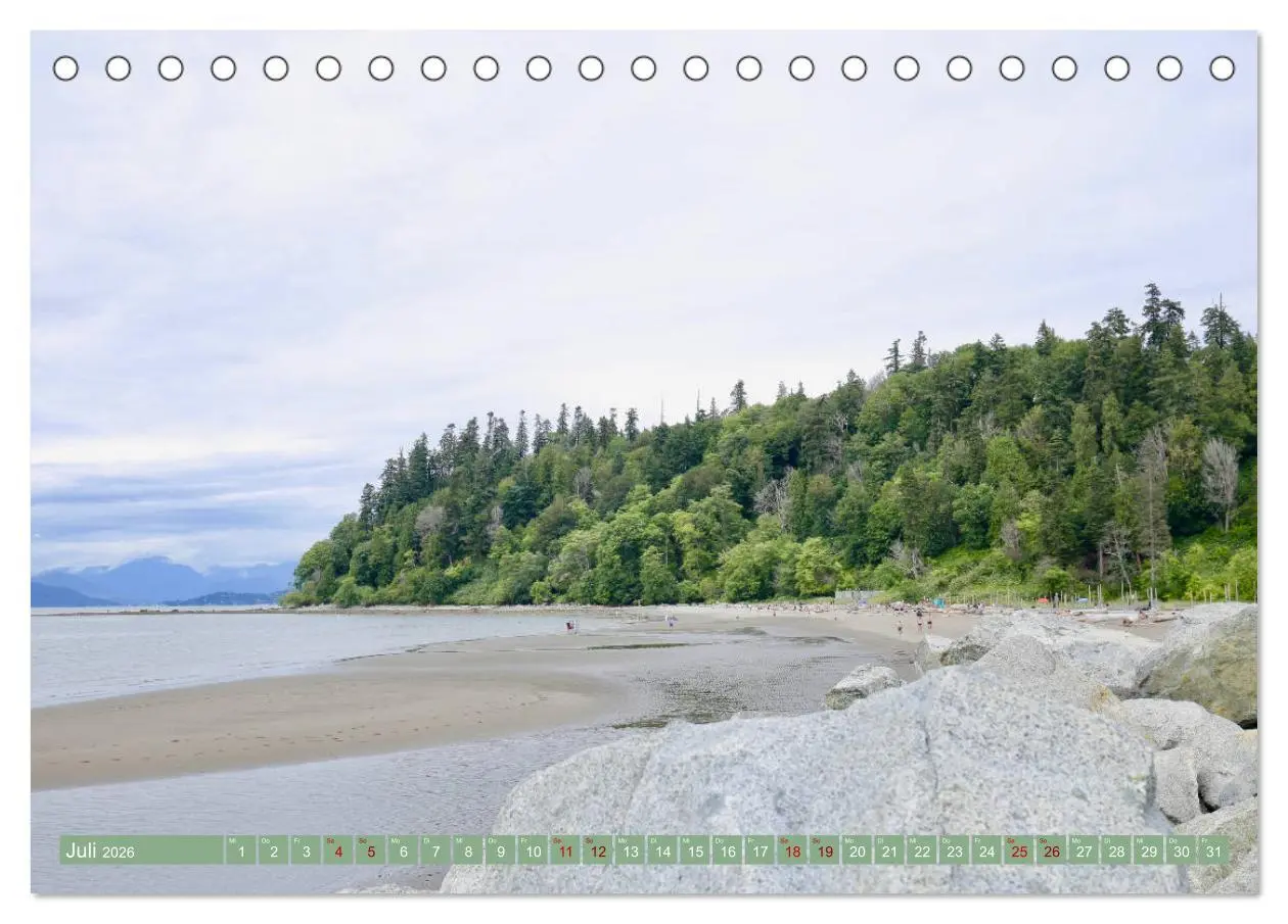 Bild: 9783457844403 | Wunderbares Vancouver - 2026 (Tischkalender 2026 DIN A5 quer),...