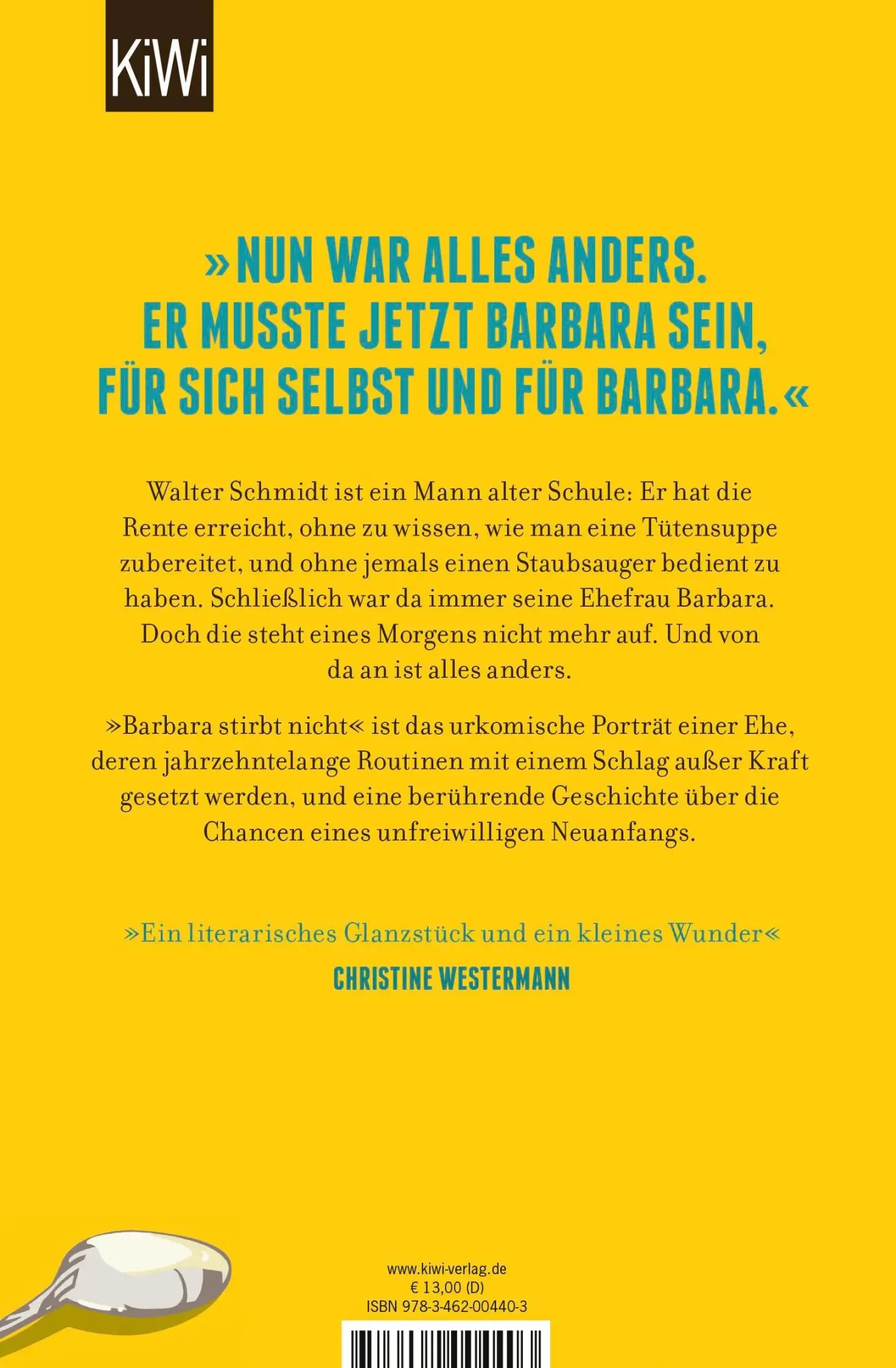 Rückseite: 9783462004403 | Barbara stirbt nicht | Roman | Alina Bronsky | Taschenbuch | 256 S.