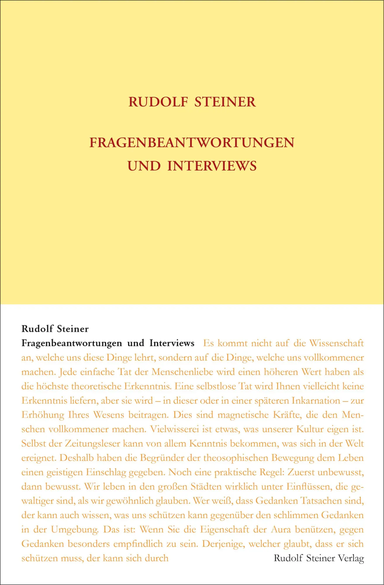 Cover: 9783727424403 | Fragenbeantwortungen und Interviews | Rudolf Steiner | Buch | 936 S.