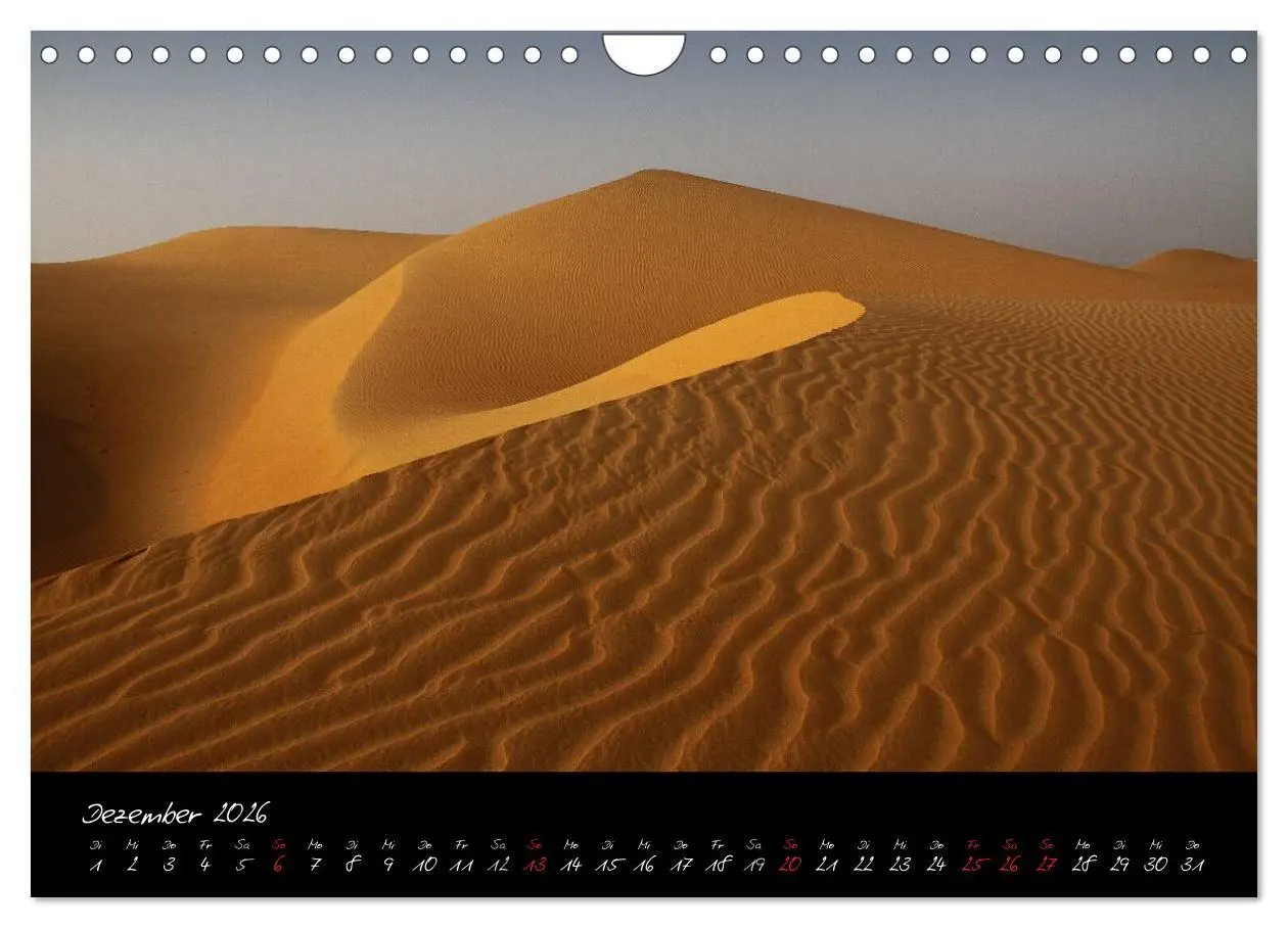 Bild: 9783516164503 | Faszination Wüste (Wandkalender 2026 DIN A4 quer), CALVENDO...