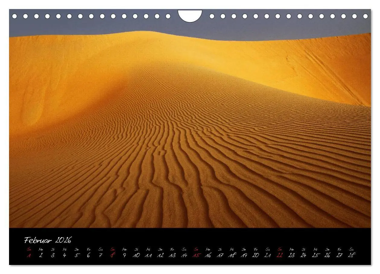 Bild: 9783516164503 | Faszination Wüste (Wandkalender 2026 DIN A4 quer), CALVENDO...