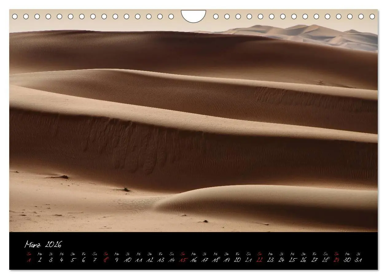 Bild: 9783516164503 | Faszination Wüste (Wandkalender 2026 DIN A4 quer), CALVENDO...