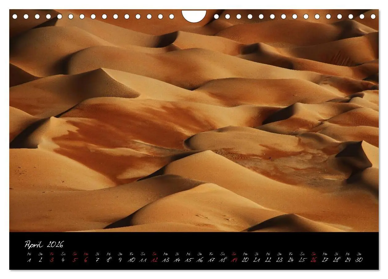 Bild: 9783516164503 | Faszination Wüste (Wandkalender 2026 DIN A4 quer), CALVENDO...