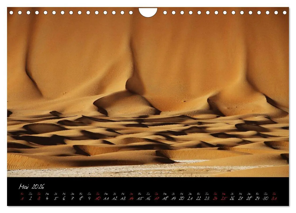 Bild: 9783516164503 | Faszination Wüste (Wandkalender 2026 DIN A4 quer), CALVENDO...