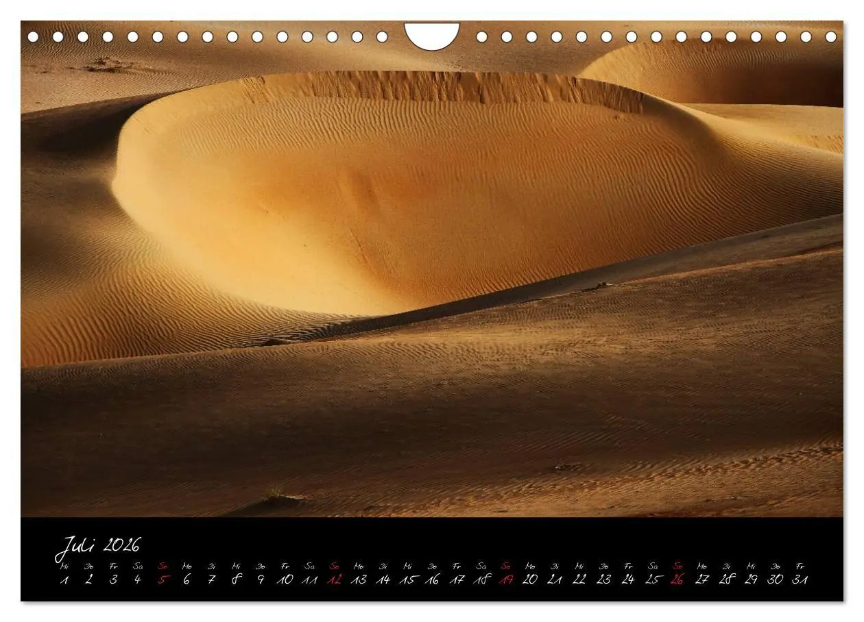 Bild: 9783516164503 | Faszination Wüste (Wandkalender 2026 DIN A4 quer), CALVENDO...