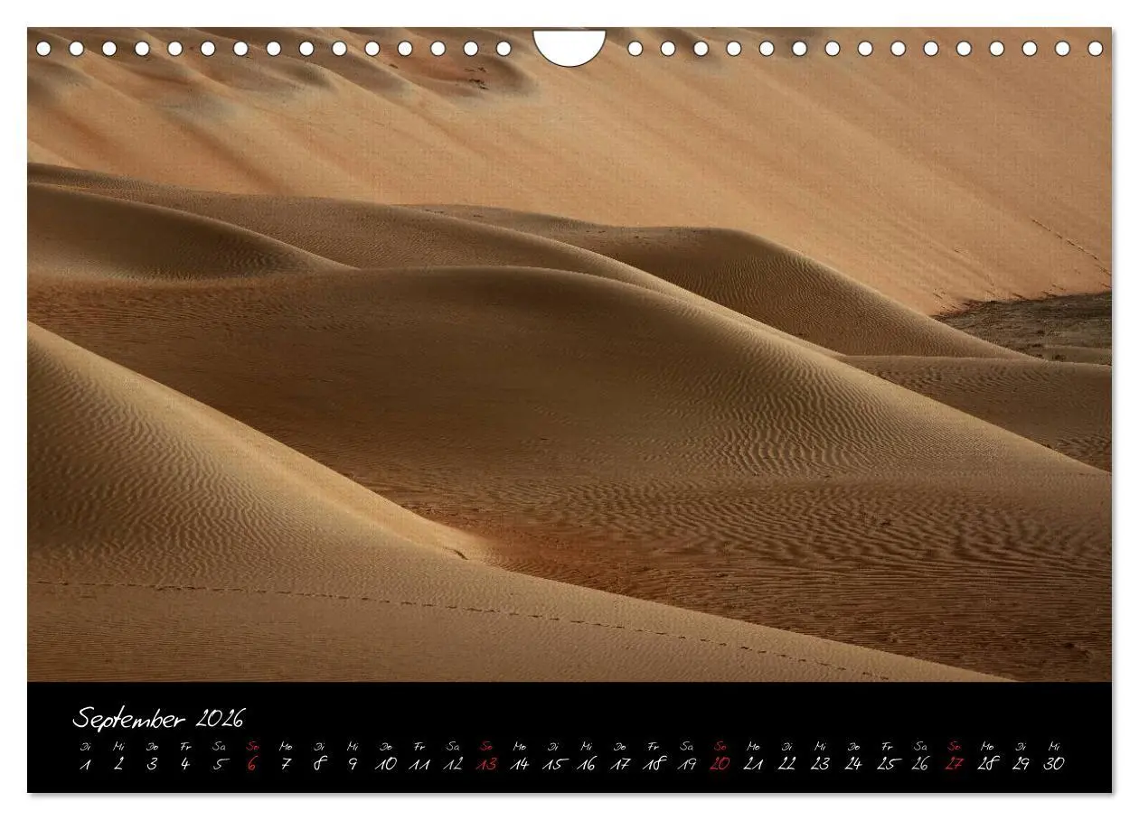 Bild: 9783516164503 | Faszination Wüste (Wandkalender 2026 DIN A4 quer), CALVENDO...