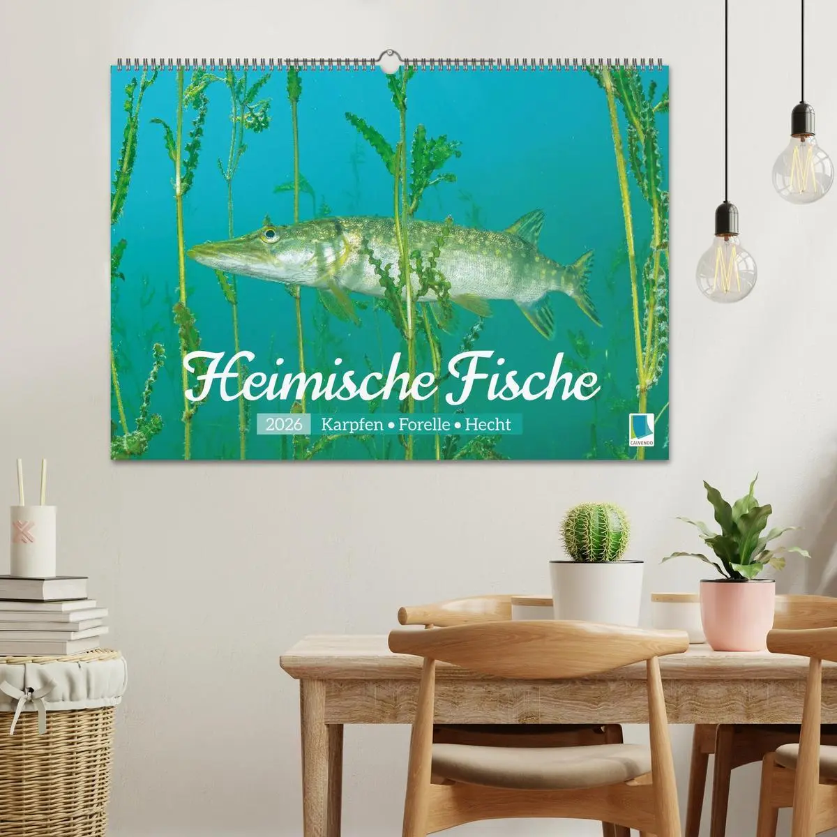 Bild: 9783516614503 | Heimische Fische: Karpfen, Forelle, Hecht (Wandkalender 2026 DIN A2...