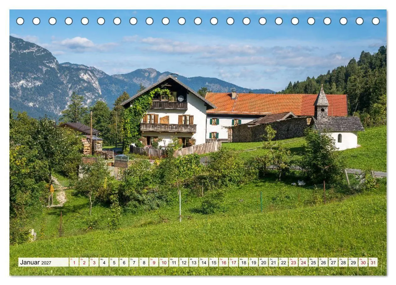 Bild: 9783569634503 | Ein Sommer rund um Garmisch-Partenkirchen (Tischkalender 2027 DIN...