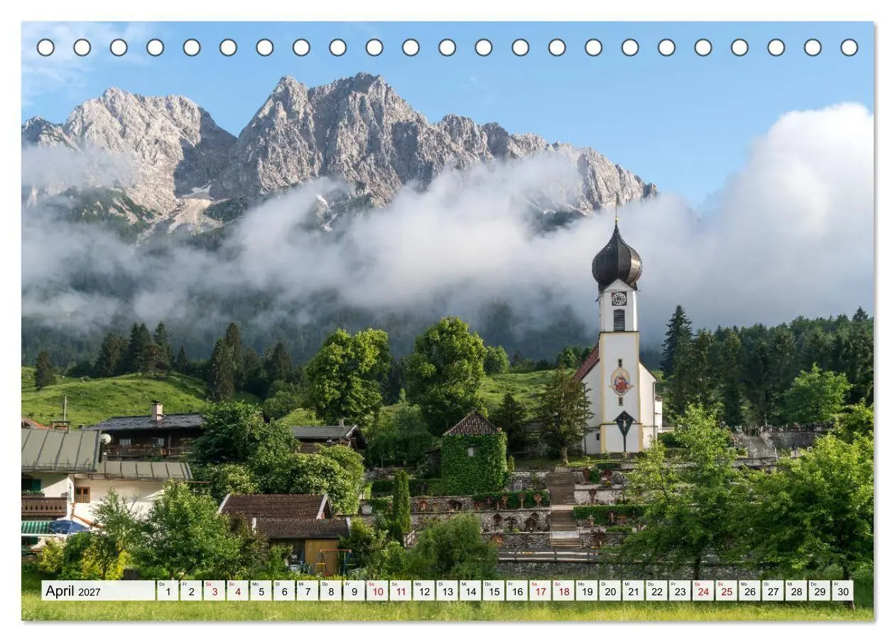 Bild: 9783569634503 | Ein Sommer rund um Garmisch-Partenkirchen (Tischkalender 2027 DIN...