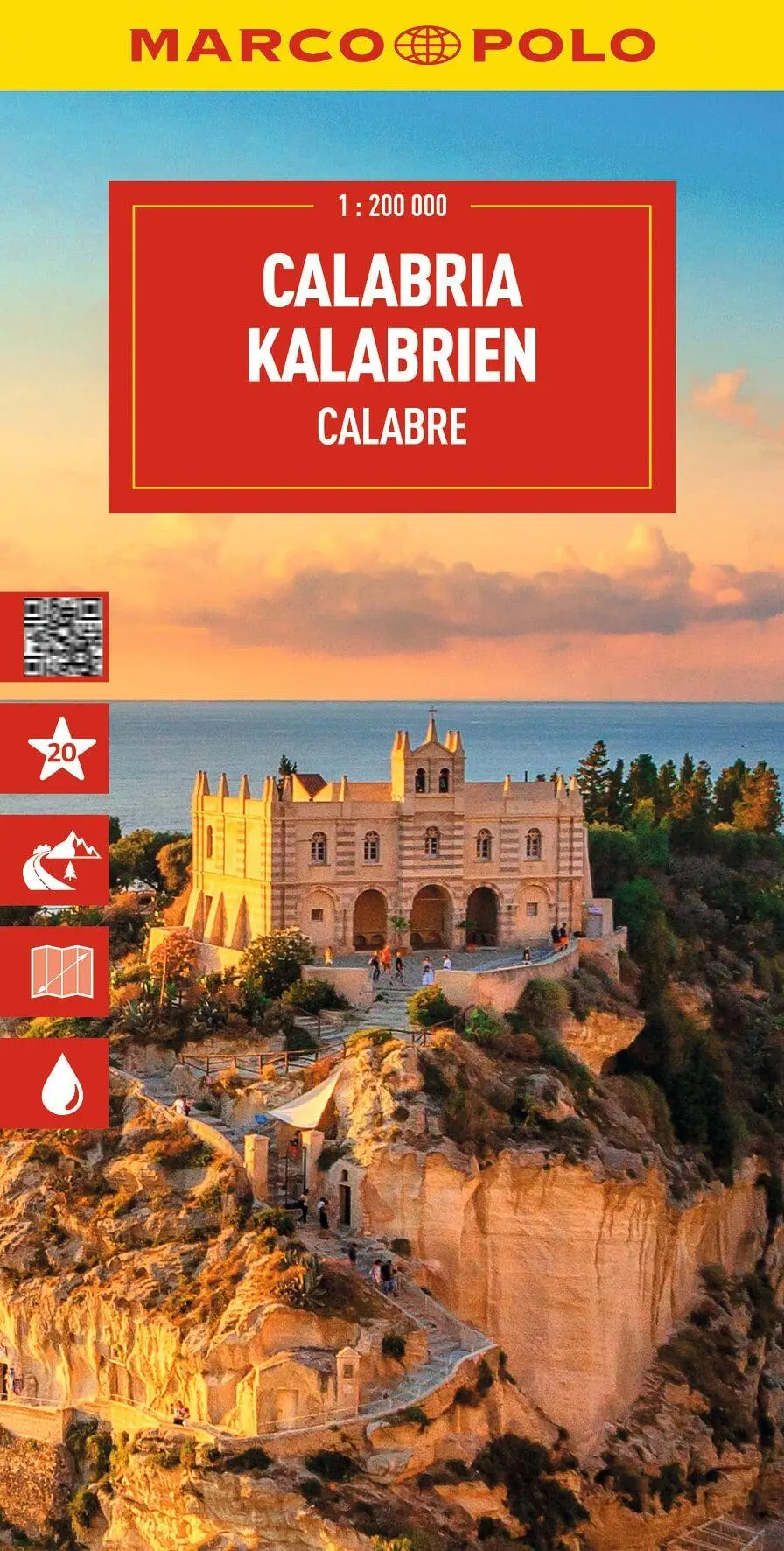 Cover: 9783575024503 | MARCO POLO Reisekarte Italien 13 Kalabrien 1:200.000 | (Land-)Karte