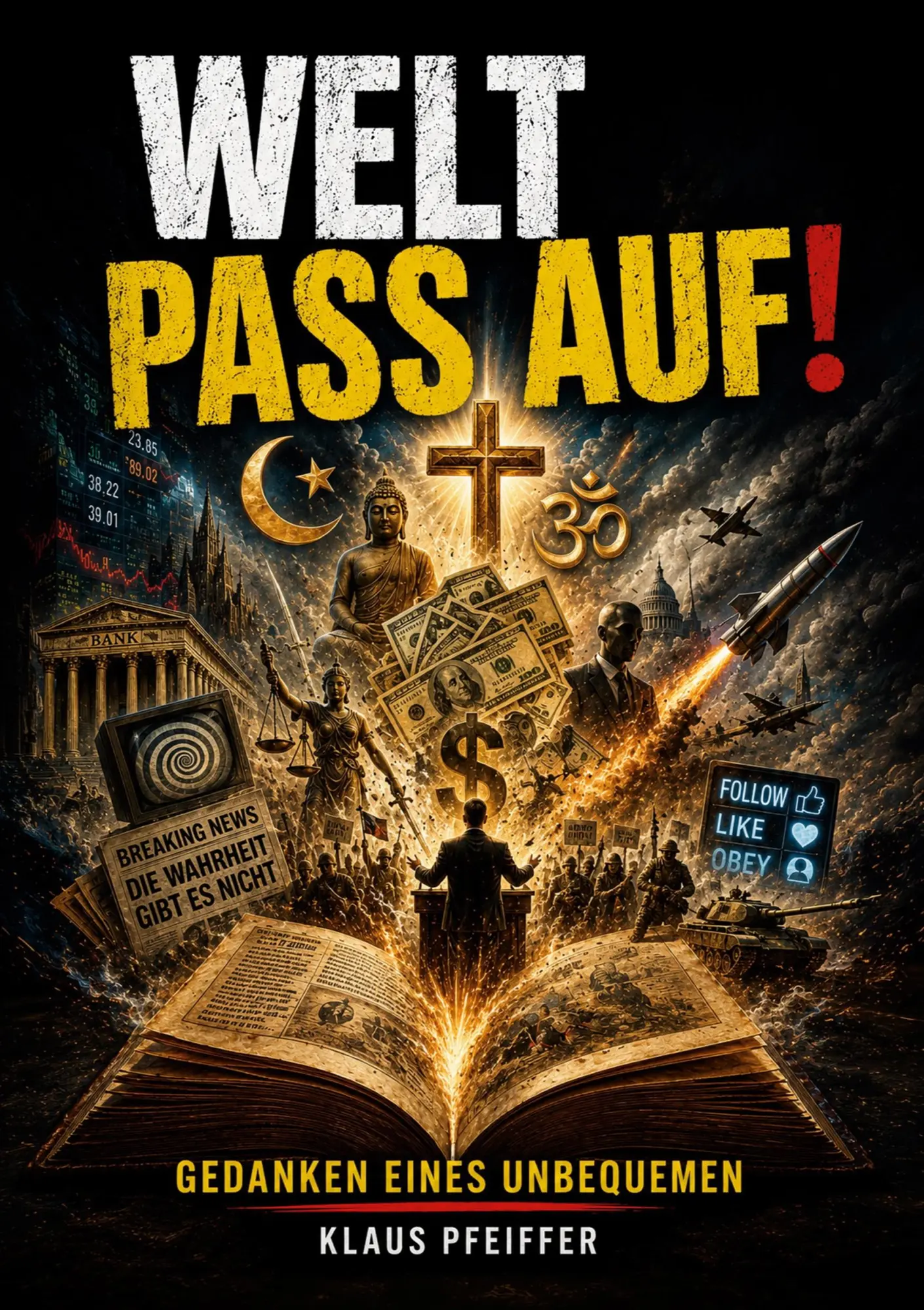 Cover: 9783696354503 | Welt pass auf | Gedanken eines Unbequemen | Klaus Pfeiffer | Buch