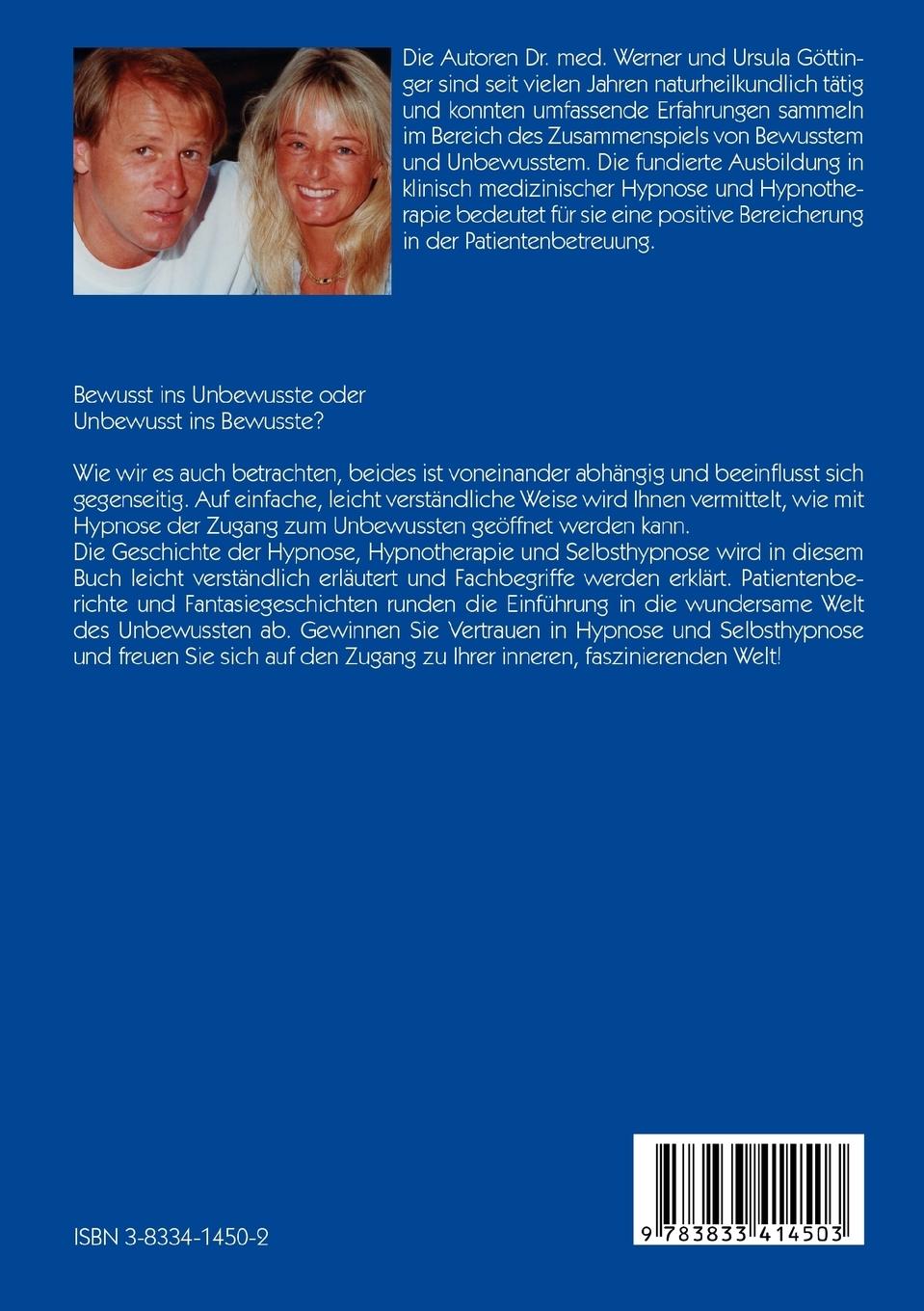 Rückseite: 9783833414503 | Bewußt ins Unbewusste | Ursula Göttinger (u. a.) | Taschenbuch | 88 S.