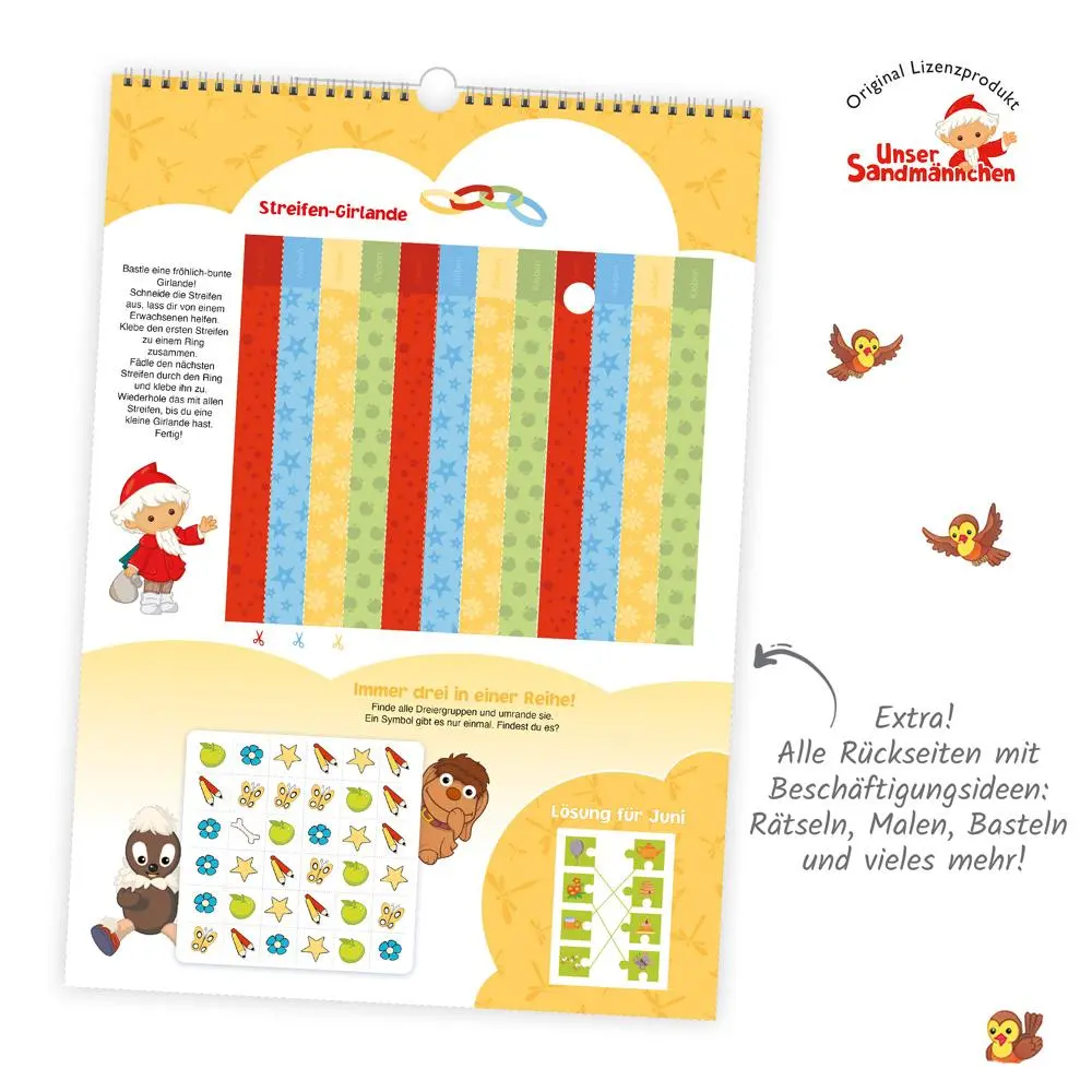Bild: 9783988024503 | Trötsch Unser Sandmännchen XL-Familienplaner Familienkalender Unser...