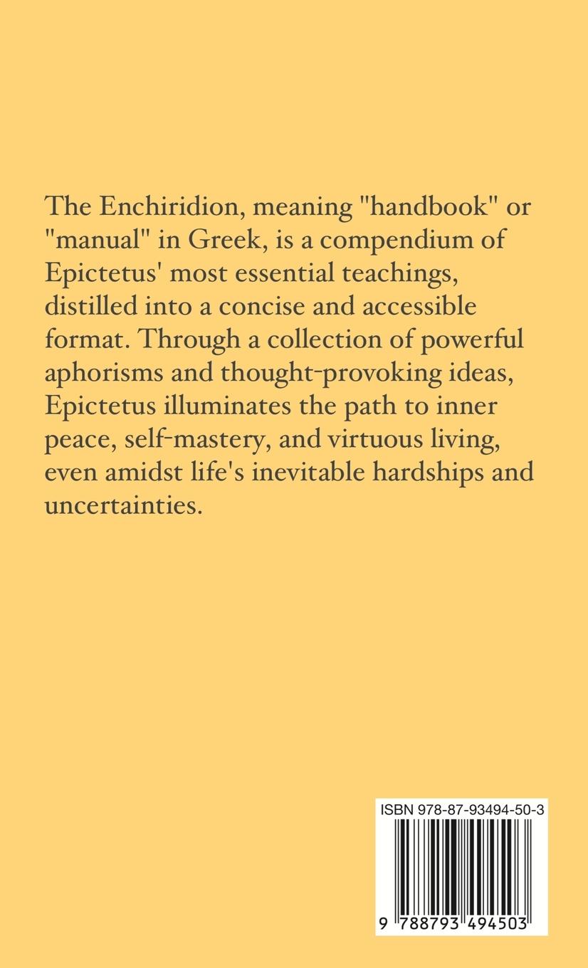 Rückseite: 9788793494503 | The Enchiridion | Or, Manual | Epictetus | Taschenbuch | Englisch