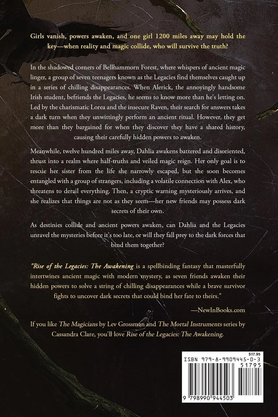 Rückseite: 9798990944503 | Rise of the Legacies | The Awakening | Jessica Mazzell | Taschenbuch
