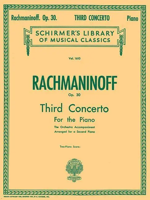 Cover: 73999604603 | Concerto No. 3 in D Minor, Op. 30 | Sergei Rachmaninov | Taschenbuch