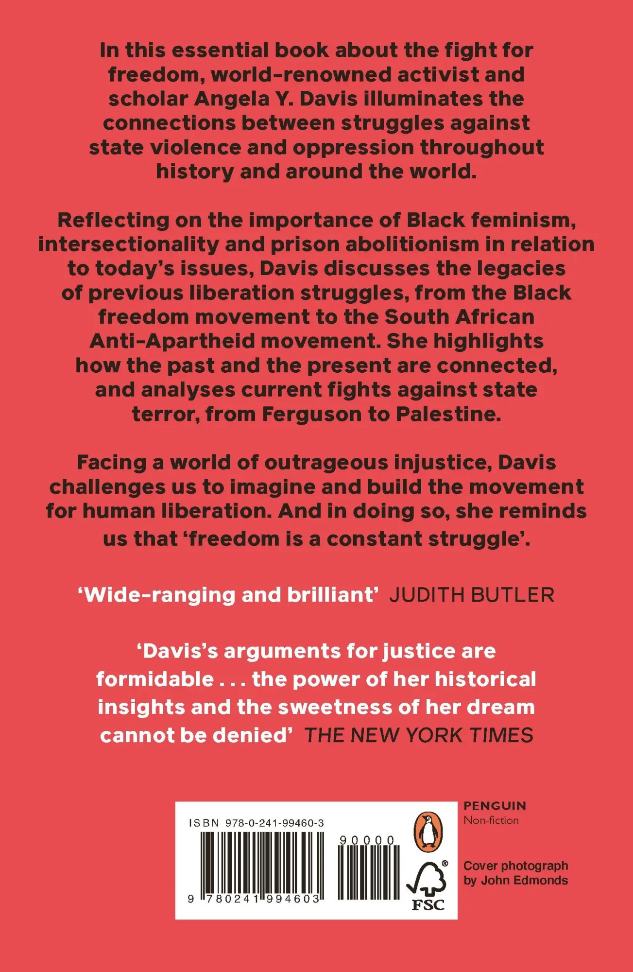 Rückseite: 9780241994603 | Freedom Is A Constant Struggle | Angela Y. Davis | Taschenbuch | XVI