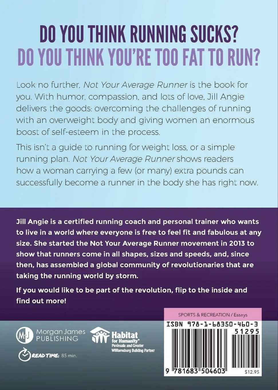 Rückseite: 9781683504603 | Not Your Average Runner | Jill Angie | Taschenbuch | Englisch | 2018