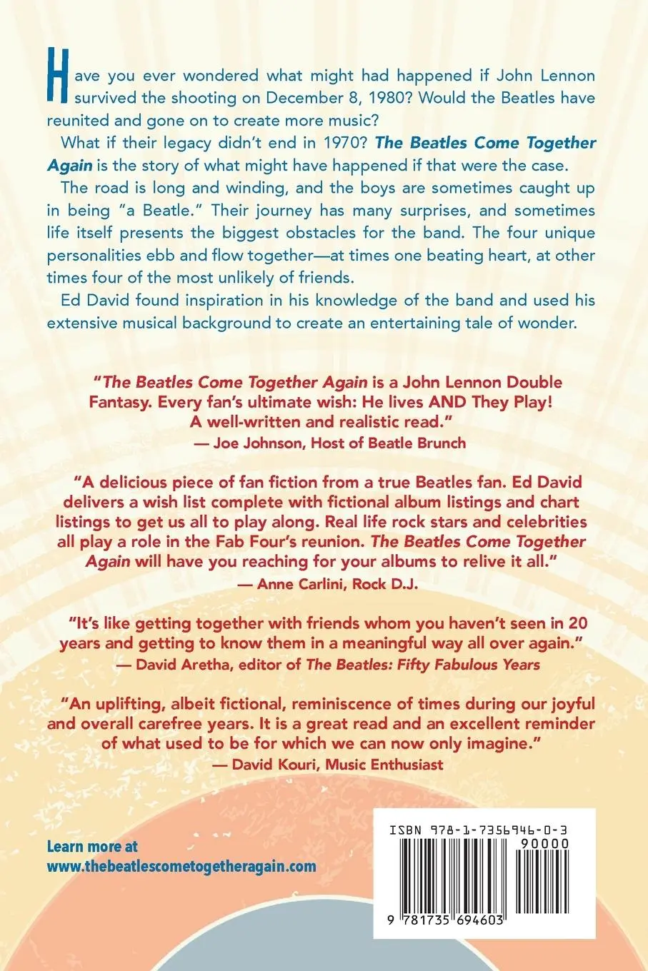 Rückseite: 9781735694603 | The Beatles Come Together Again | Ed David | Taschenbuch | Englisch