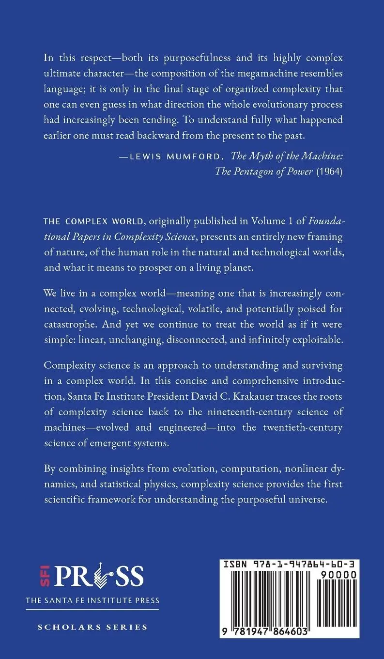 Rückseite: 9781947864603 | The Complex World | David C. Krakauer | Buch | Englisch | 2024