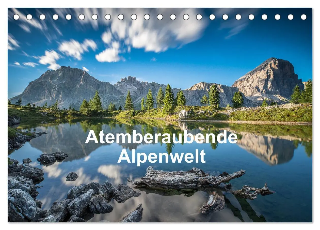 Cover: 9783457754603 | Atemberaubende Alpenwelt (Tischkalender 2026 DIN A5 quer), CALVENDO...