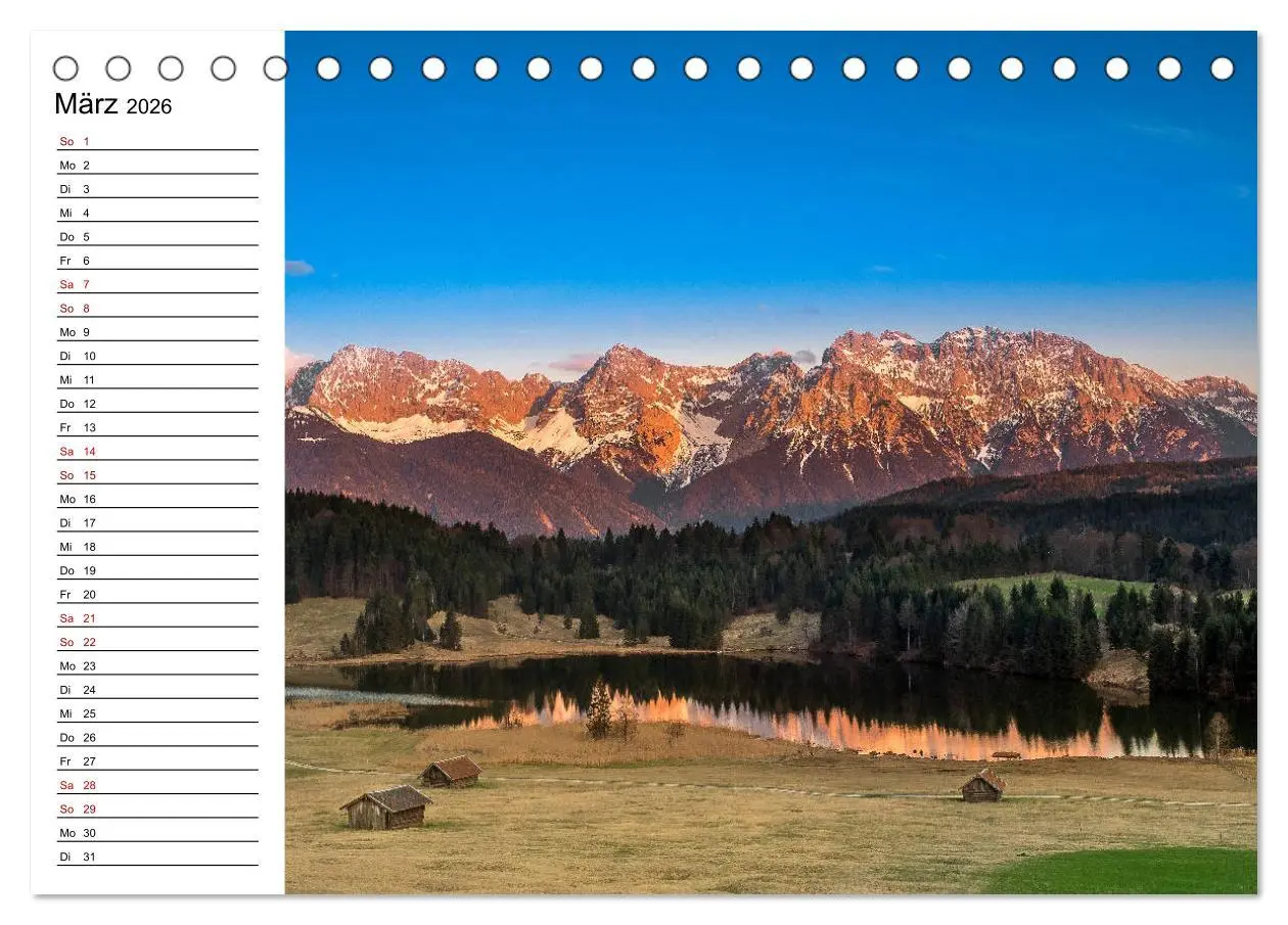 Bild: 9783457754603 | Atemberaubende Alpenwelt (Tischkalender 2026 DIN A5 quer), CALVENDO...