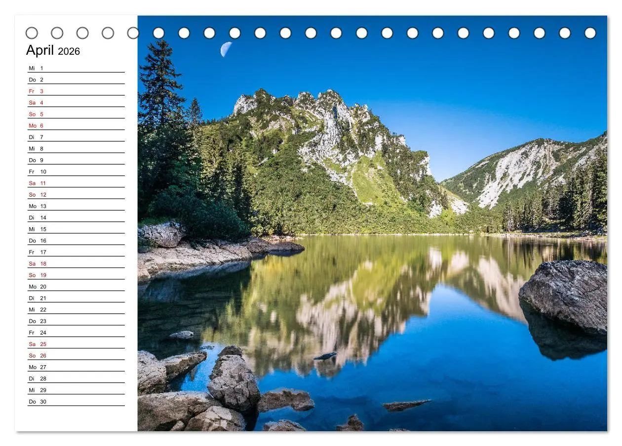 Bild: 9783457754603 | Atemberaubende Alpenwelt (Tischkalender 2026 DIN A5 quer), CALVENDO...