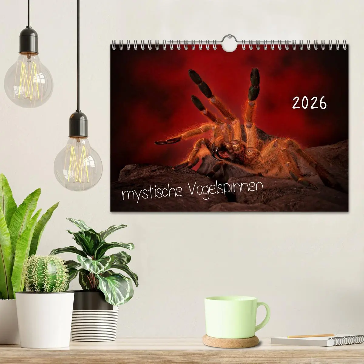 Bild: 9783457994603 | Mystische Vogelspinnen (Wandkalender 2026 DIN A4 quer), CALVENDO...