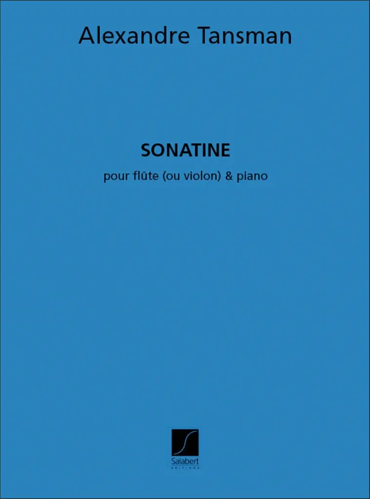 Cover: 9790048004603 | Sonatine Op.8 No.1 | Alexandre Tansman | Partitur | 2002