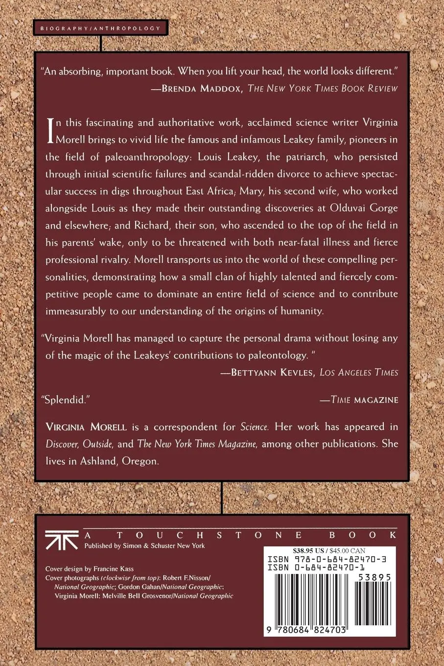 Rückseite: 9780684824703 | Ancestral Passions | Virginia Morell | Taschenbuch | Englisch | 1996