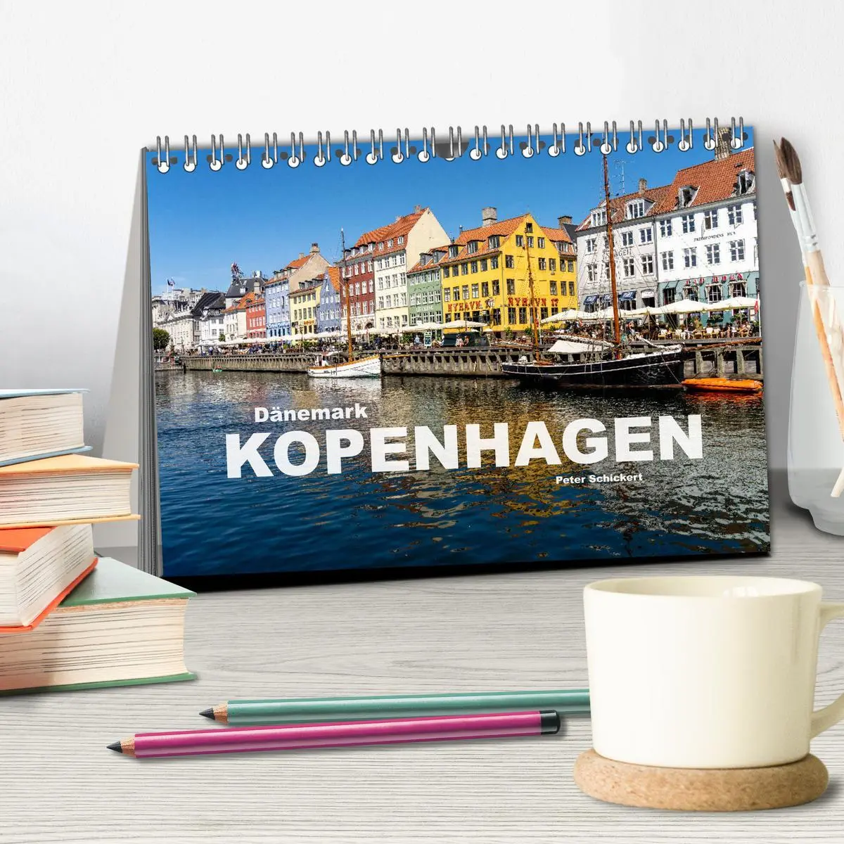 Bild: 9783457674703 | Dänemark - Kopenhagen (Tischkalender 2026 DIN A5 quer), CALVENDO...