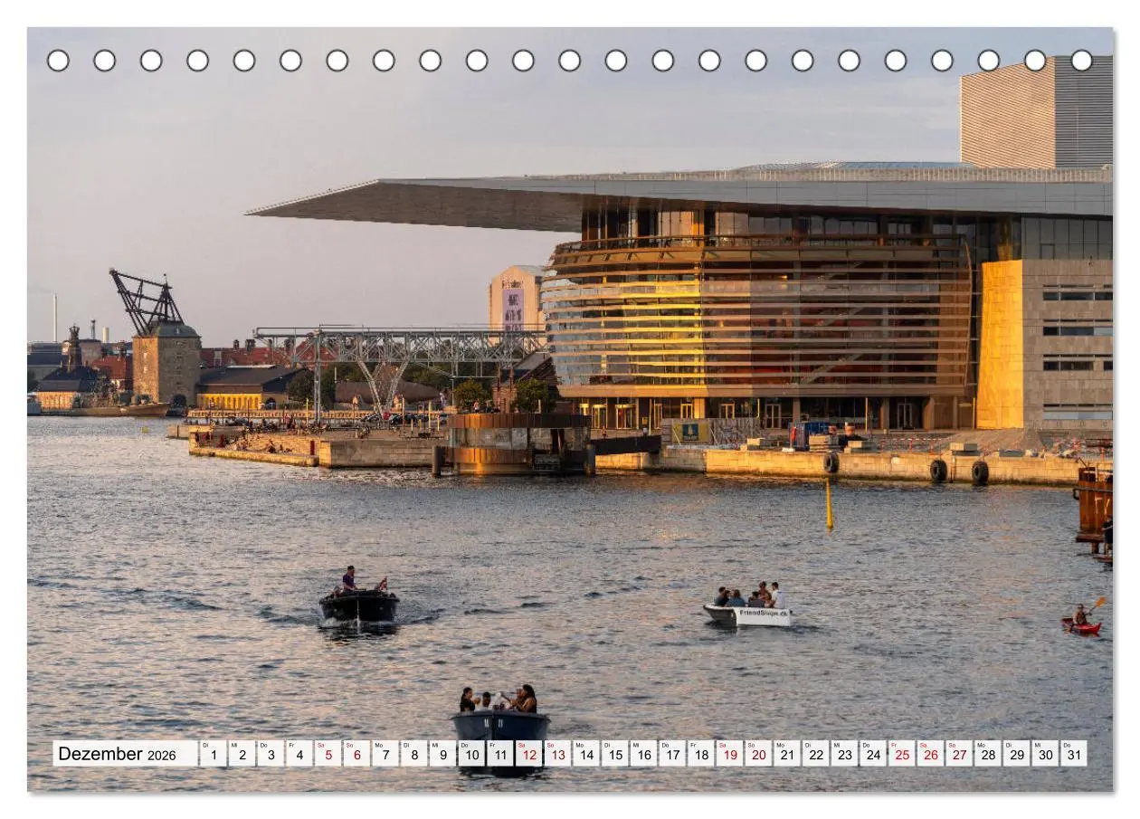 Bild: 9783457674703 | Dänemark - Kopenhagen (Tischkalender 2026 DIN A5 quer), CALVENDO...