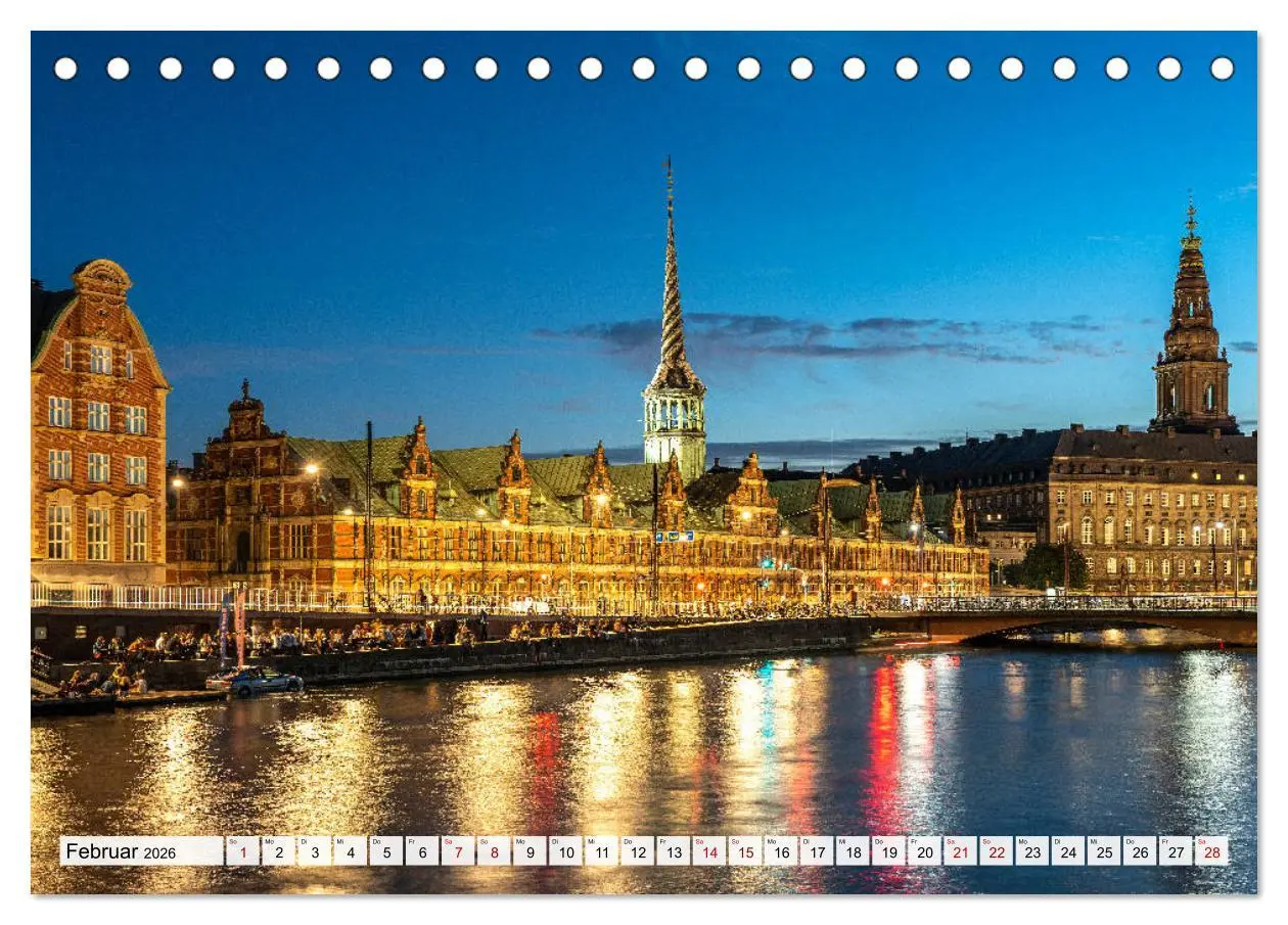 Bild: 9783457674703 | Dänemark - Kopenhagen (Tischkalender 2026 DIN A5 quer), CALVENDO...