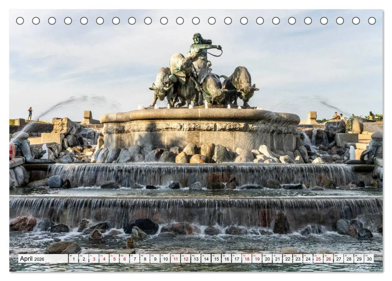Bild: 9783457674703 | Dänemark - Kopenhagen (Tischkalender 2026 DIN A5 quer), CALVENDO...