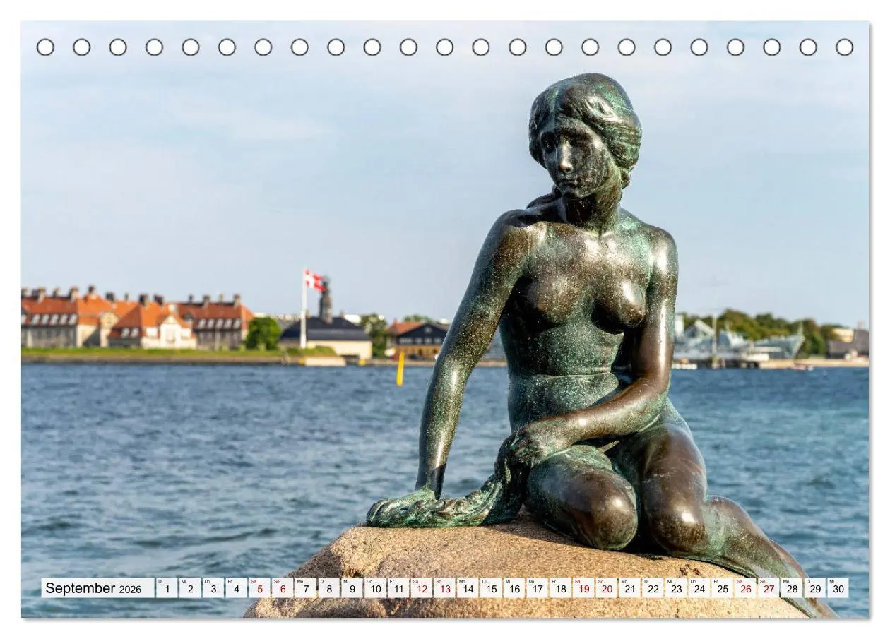 Bild: 9783457674703 | Dänemark - Kopenhagen (Tischkalender 2026 DIN A5 quer), CALVENDO...