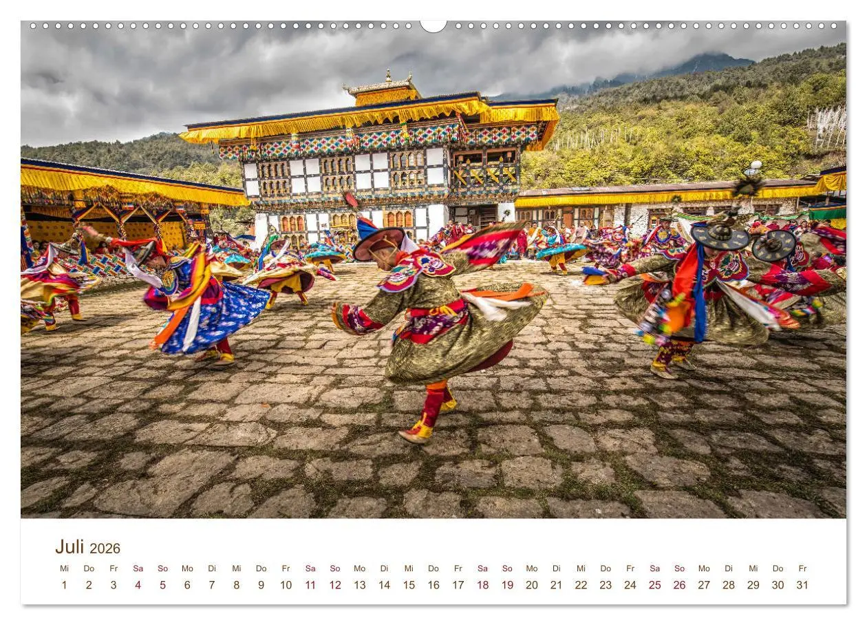Bild: 9783457814703 | Mystisches Bhutan (hochwertiger Premium Wandkalender 2026 DIN A2...