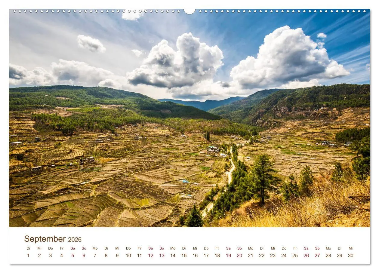 Bild: 9783457814703 | Mystisches Bhutan (hochwertiger Premium Wandkalender 2026 DIN A2...