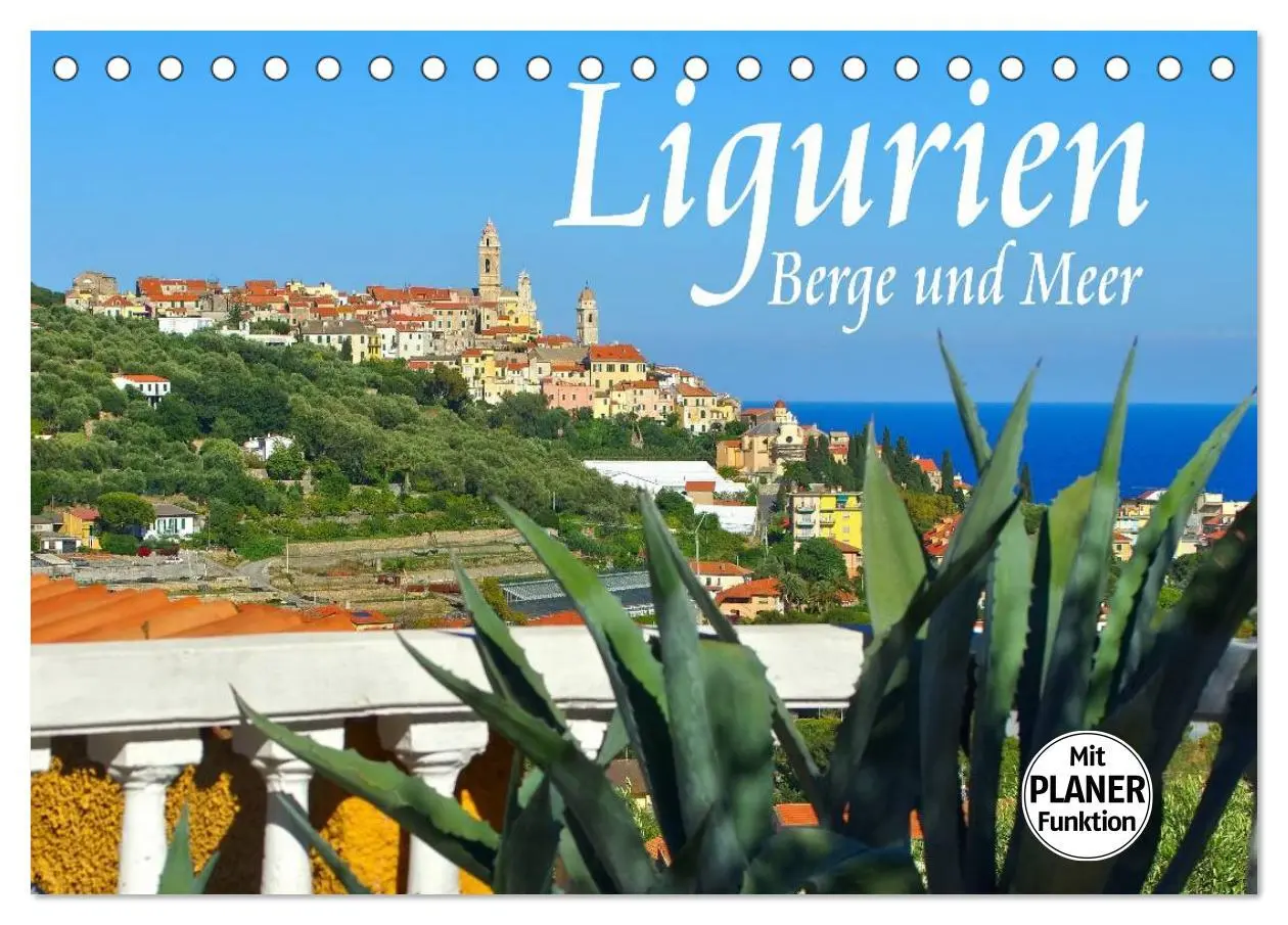 Cover: 9783457984703 | Ligurien - Berge und Meer (Tischkalender 2026 DIN A5 quer),...
