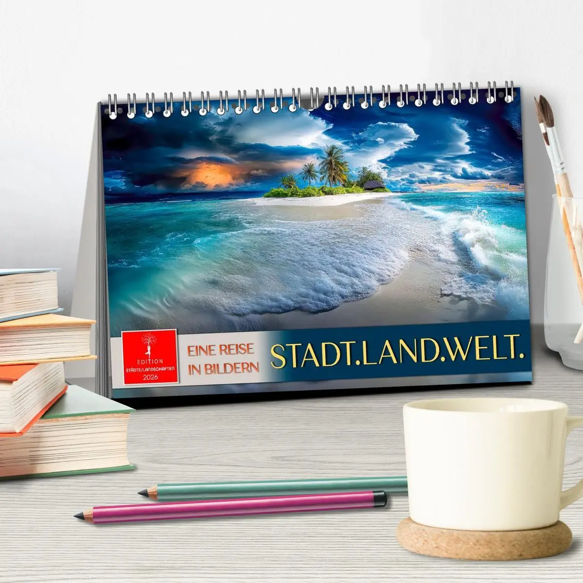Bild: 9783516214703 | Stadt.Land.Welt. - eine Reise in Bildern (Tischkalender 2026 DIN A5...