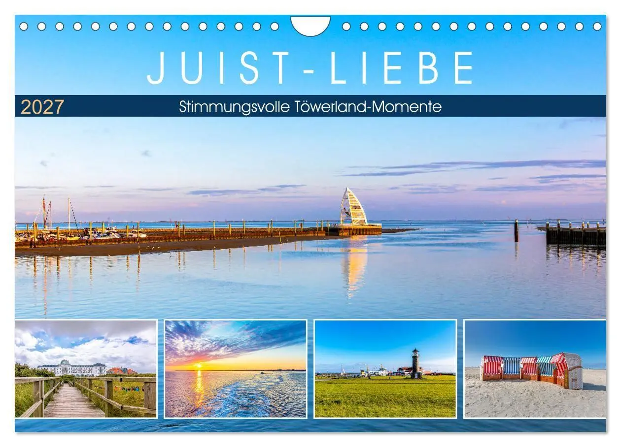 Cover: 9783569474703 | JUIST-LIEBE (Wandkalender 2027 DIN A4 quer), CALVENDO Monatskalender