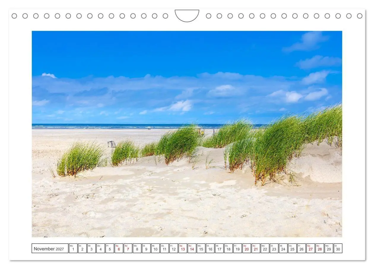 Bild: 9783569474703 | JUIST-LIEBE (Wandkalender 2027 DIN A4 quer), CALVENDO Monatskalender