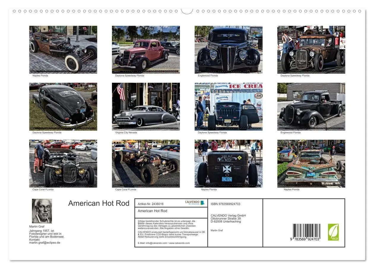 Bild: 9783569924703 | American Hot Rod (hochwertiger Premium Wandkalender 2027 DIN A2...