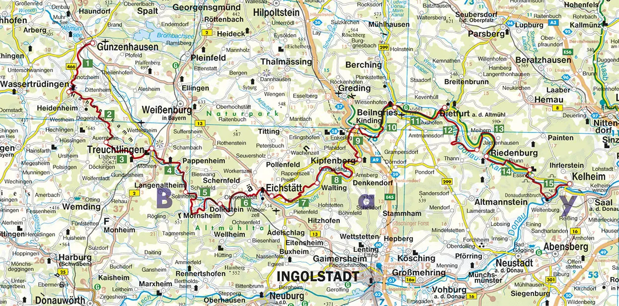 Bild: 9783763344703 | Rother Wanderführer Altmühltal-Panoramaweg | Eva Krötz | Taschenbuch