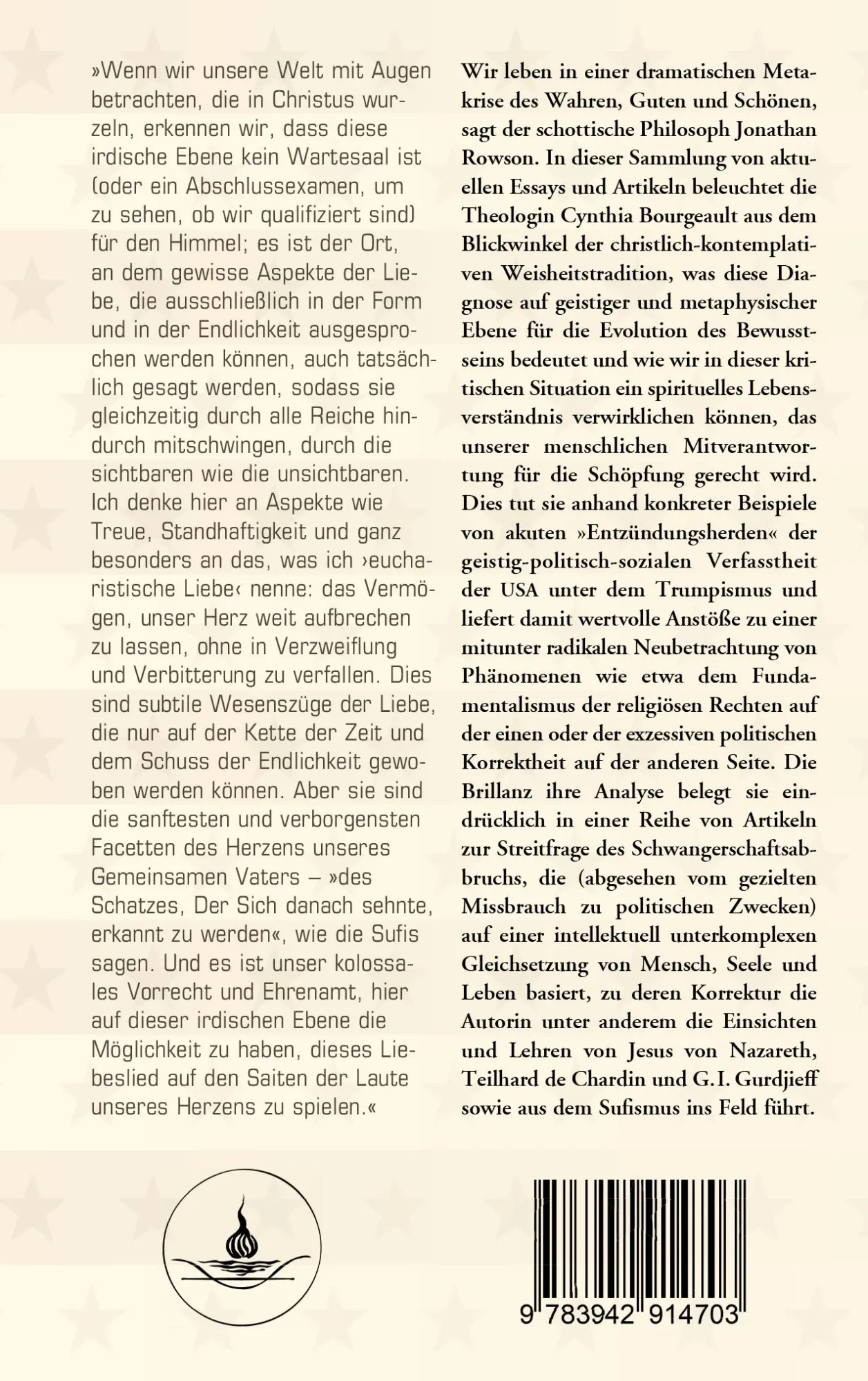 Rückseite: 9783942914703 | Liebe ist die Antwort. Wie lautet die Frage? | Cynthia Bourgeault