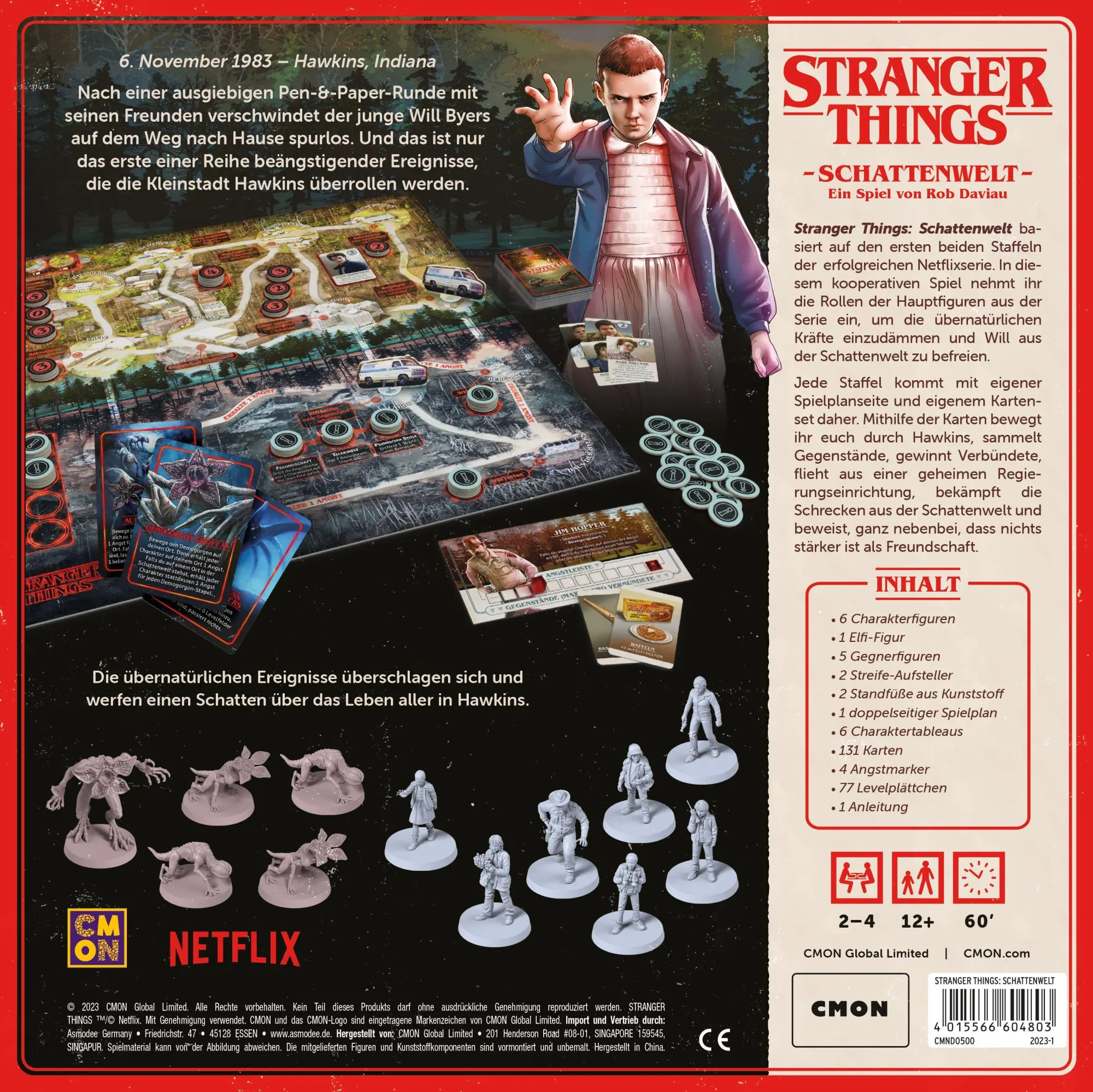 Bild: 4015566604803 | Stranger Things Schattenwelt | Cmon | Spiel | CMND0500 | Deutsch