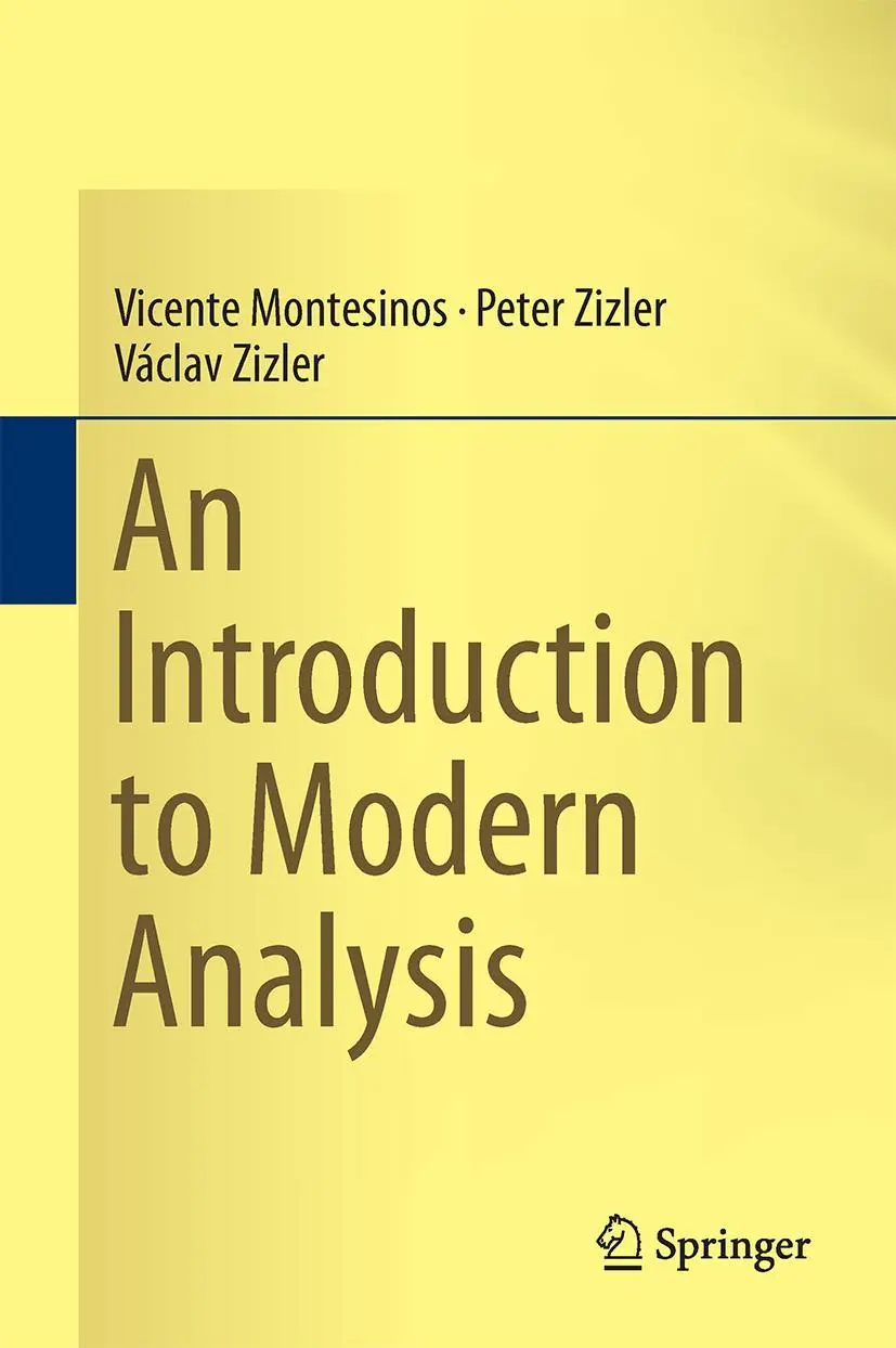 Cover: 9783319124803 | An Introduction to Modern Analysis | Vicente Montesinos (u. a.) | Buch
